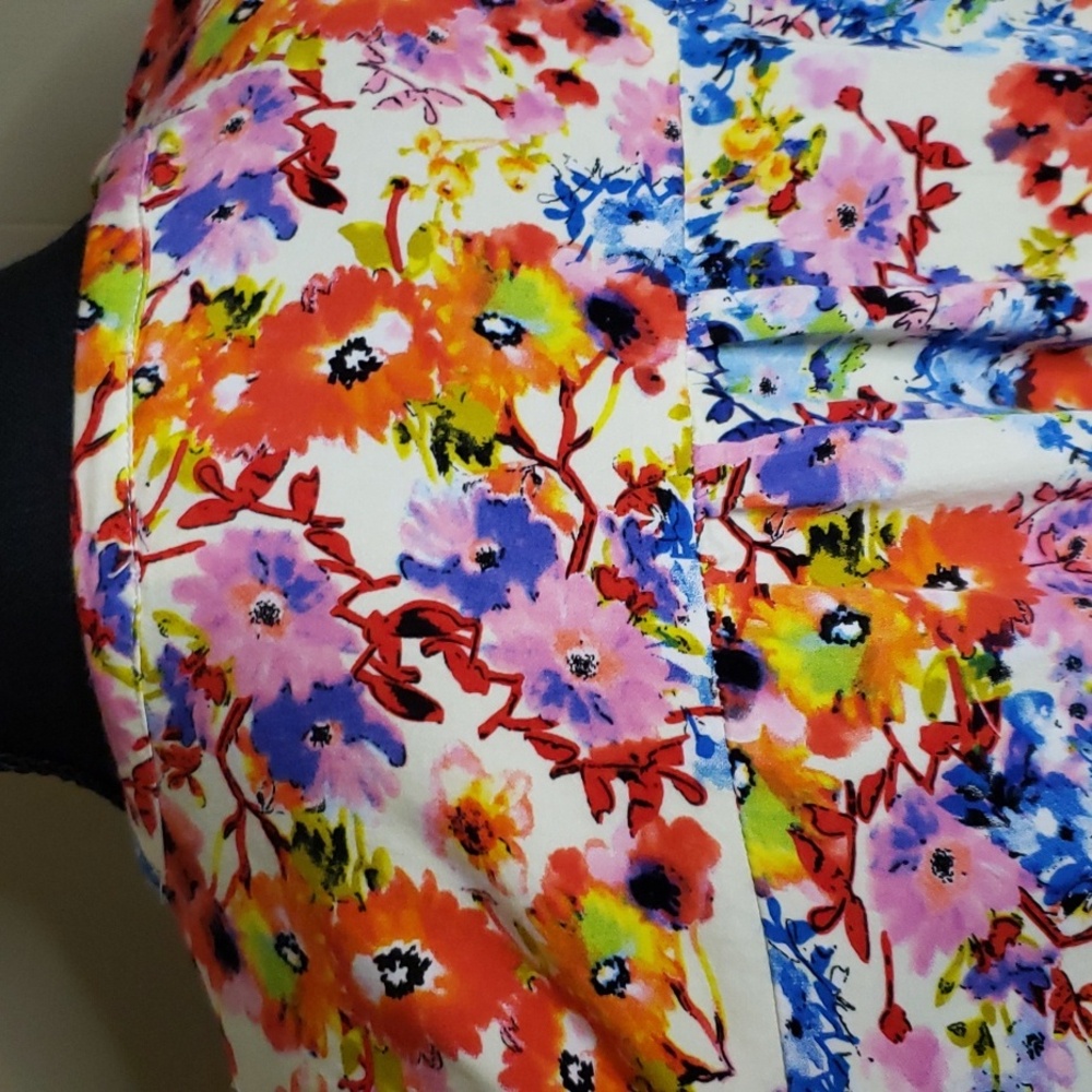 Umgee Women's Boho Floral Mini Dress Cold Shoulder Size Small - Picture 5 of 7